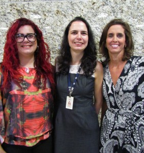 Ana Gabriela, Cristina Barbiero e Leticia Lindenberg 